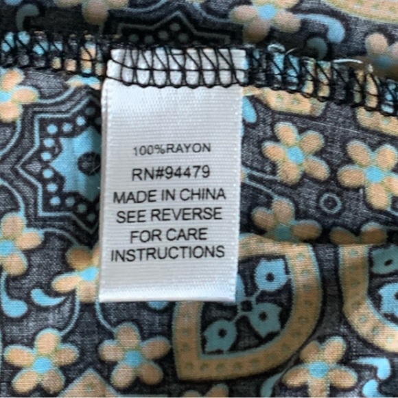 Multicolour Yellow Wide Leg Pants Size S - Picture 5 of 11